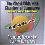 Proud
           SILVER LEVEL MEMBER of
           WebChamber.com - The World Wide Web
           Chamber of Commerce